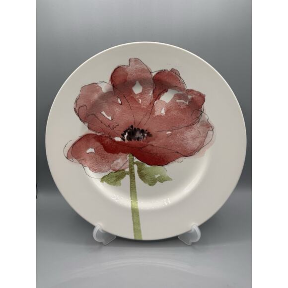 Royal Stafford Red Poppy Dinner Plate Made in England - Picture 1 of 6